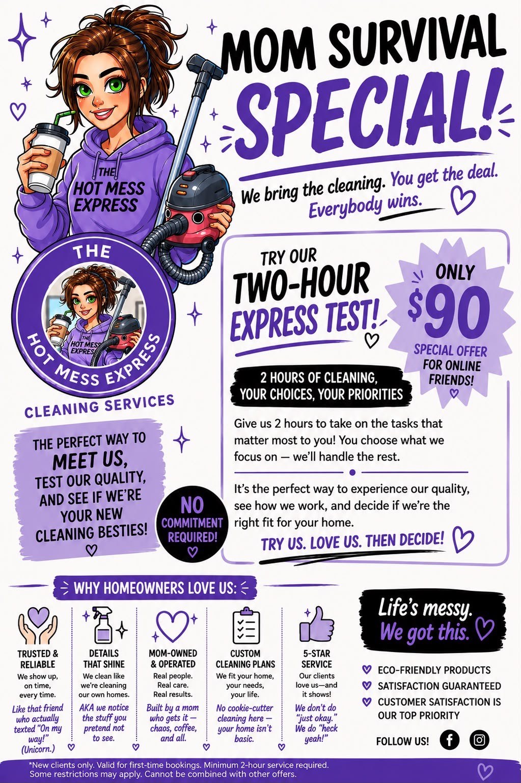 The Hot Mess Express Mom Survival Special advertisement